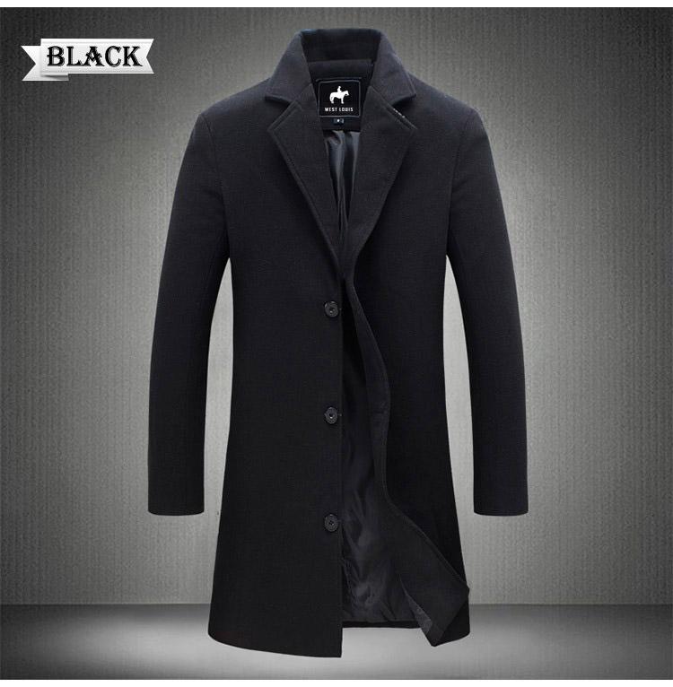 Jasper | Windproof Long Men's Coat