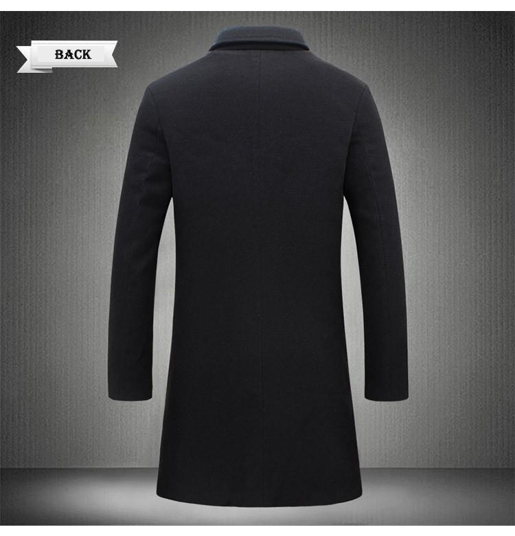 Jasper | Windproof Long Men's Coat