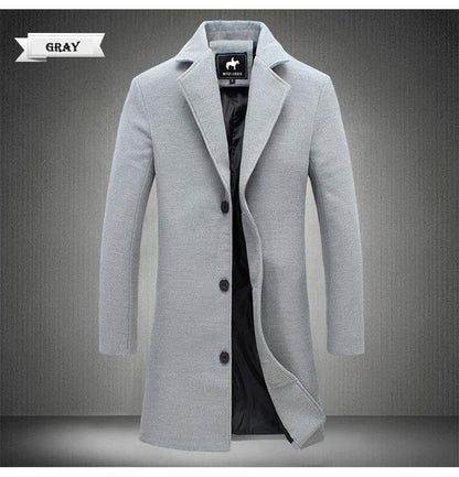 Jasper | Windproof Long Men's Coat