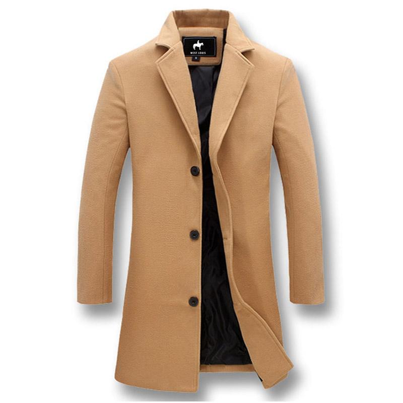 Jasper | Windproof Long Men's Coat