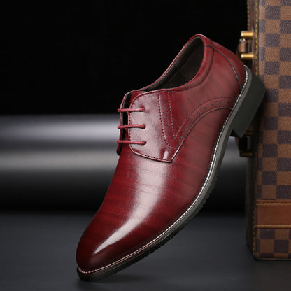 Jelle | Men's Chic Lace-Up Shoes with Brogue Details
