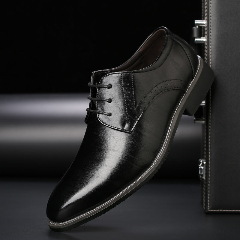 Jelle | Men's Chic Lace-Up Shoes with Brogue Details