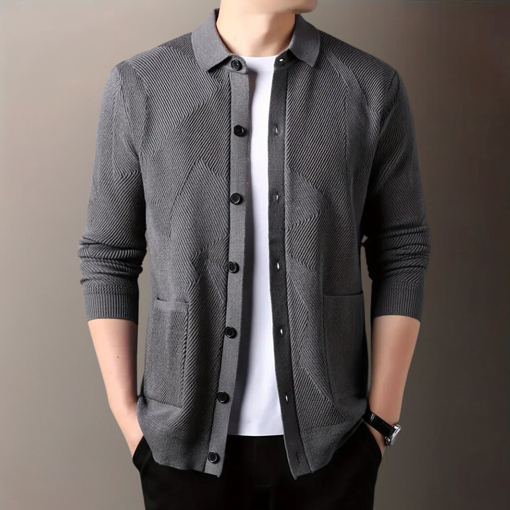 Jip | Soft Knitted Men's Cardigan