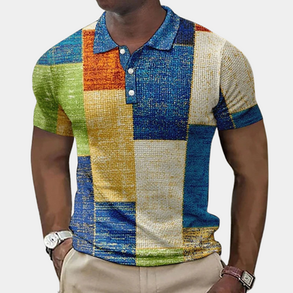 Job | Colourful Summer Men's Polo Shirt