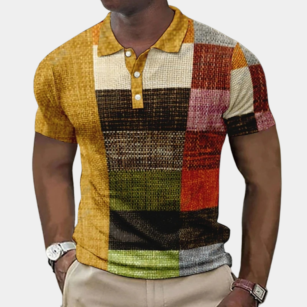 Job | Colourful Summer Men's Polo Shirt