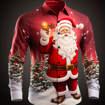 Joris | Casual Christmas shirt with long sleeves