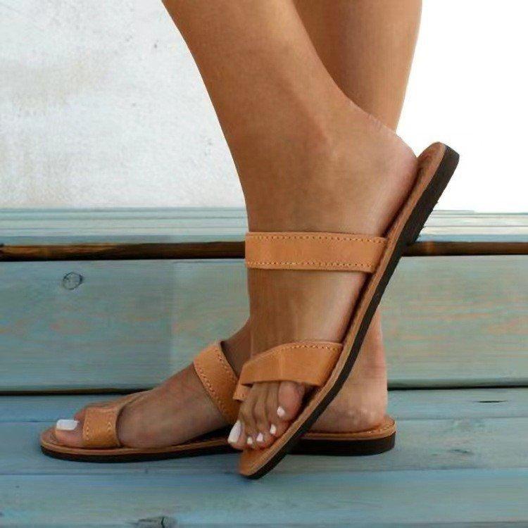 Sandali bassi vintage da donna - Dina