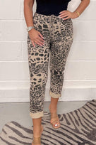 Pantaloni mimetici eleganti da donna - Mare