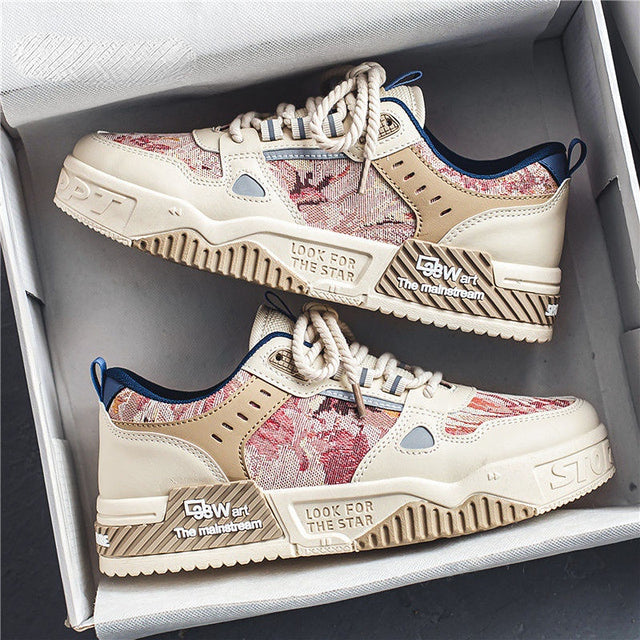 Jules | Casual Oil Paint Sneakers