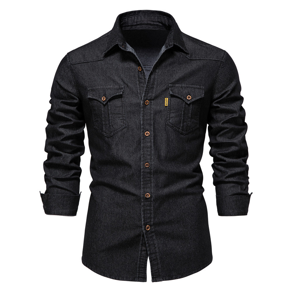 Julian | Casual denim men's shirt