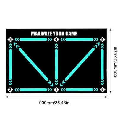 Junior Soccer Skills Coach Mat - Improve Football Skills at Home - Play and Learn!