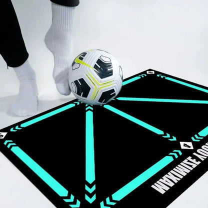 Junior Soccer Skills Coach Mat - Improve Football Skills at Home - Play and Learn!