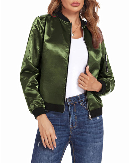 Karina | Stylish ladies' streetwear bomber jacket with pockets