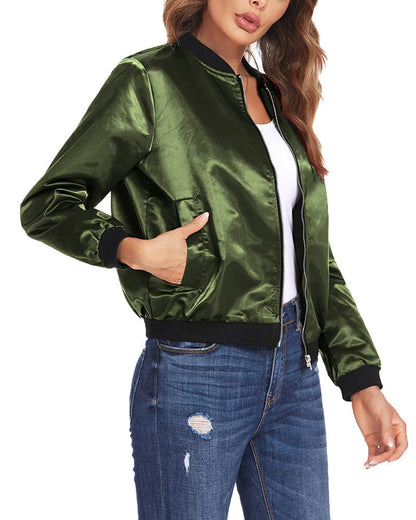 Karina | Stylish ladies' streetwear bomber jacket with pockets