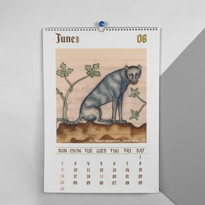 Katzenkalender | 2024, ausgefallen und mittelalterlich