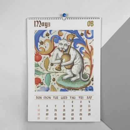 Katzenkalender | 2024, ausgefallen und mittelalterlich