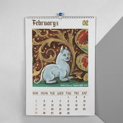 Katzenkalender | 2024, ausgefallen und mittelalterlich