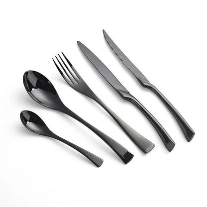 Set di posate Maya - Pregiato acciaio inossidabile 18/10 - Qualità realizzata da chef