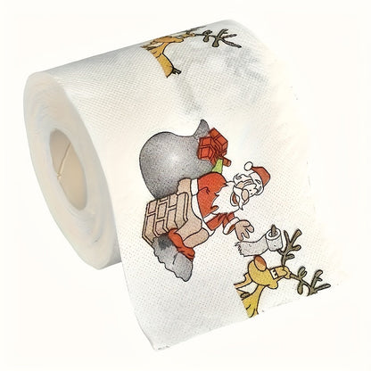 Papier toilette de Noël avec motif de dessin animé