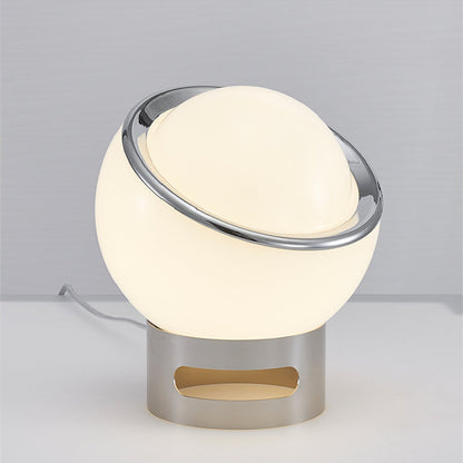 Einzigartige Tischlampe mit Glasschirm