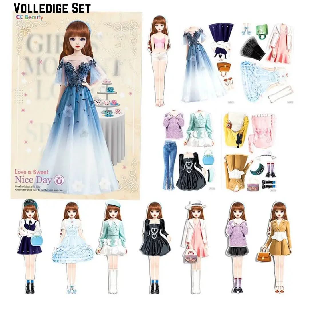Dressing Doll | Magnetic Dressing Doll