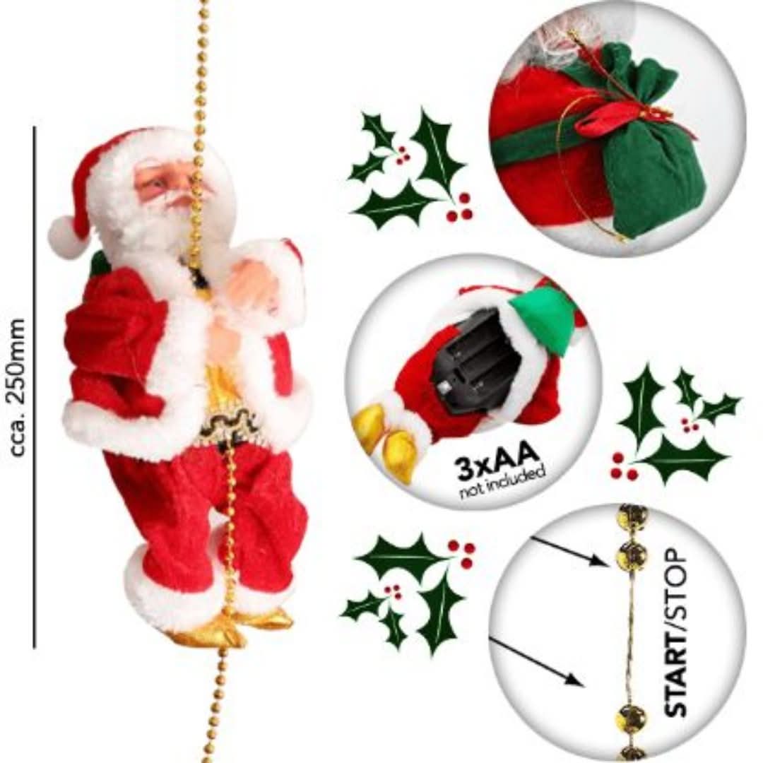 Šplhající Santa Claus