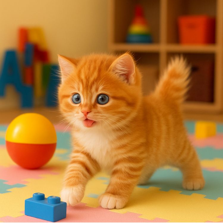 Giocattolo interattivo di peluche per gatti, con movimenti realistici, per bambini