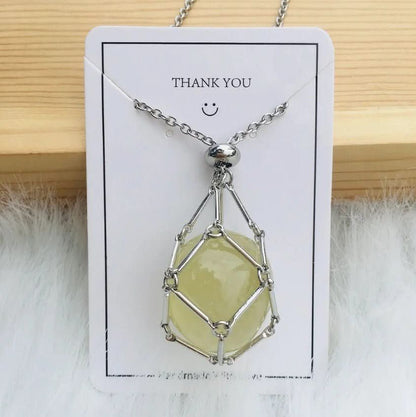 Crystal Necklace | Stone Holder