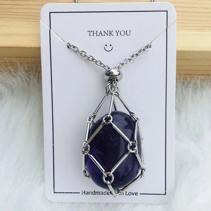 Crystal Necklace | Stone Holder
