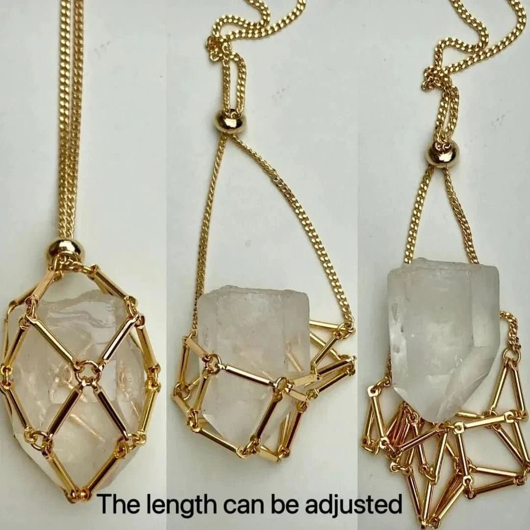 Crystal Necklace | Stone Holder