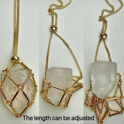 Crystal Necklace | Stone Holder