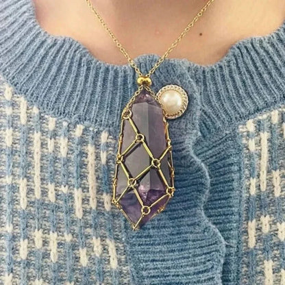 Crystal Necklace | Stone Holder