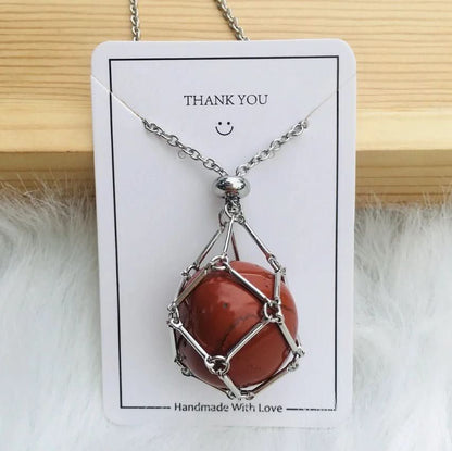Crystal Necklace | Stone Holder