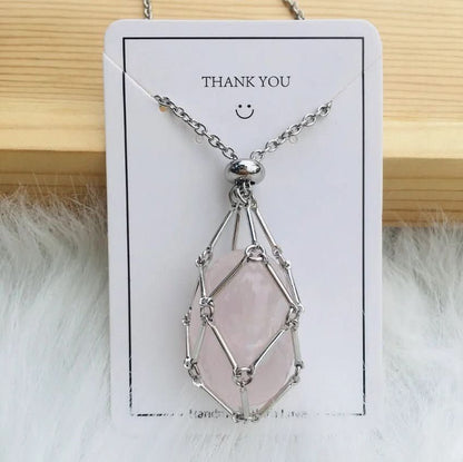 Crystal Necklace | Stone Holder