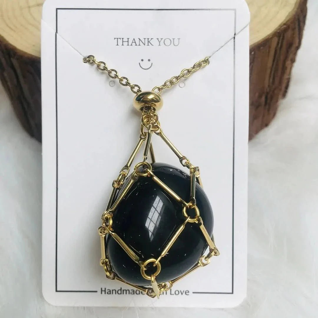 Crystal Necklace | Stone Holder