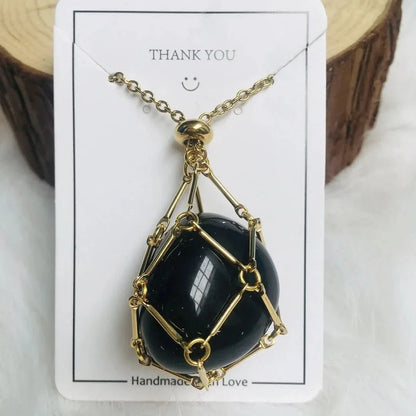 Crystal Necklace | Stone Holder