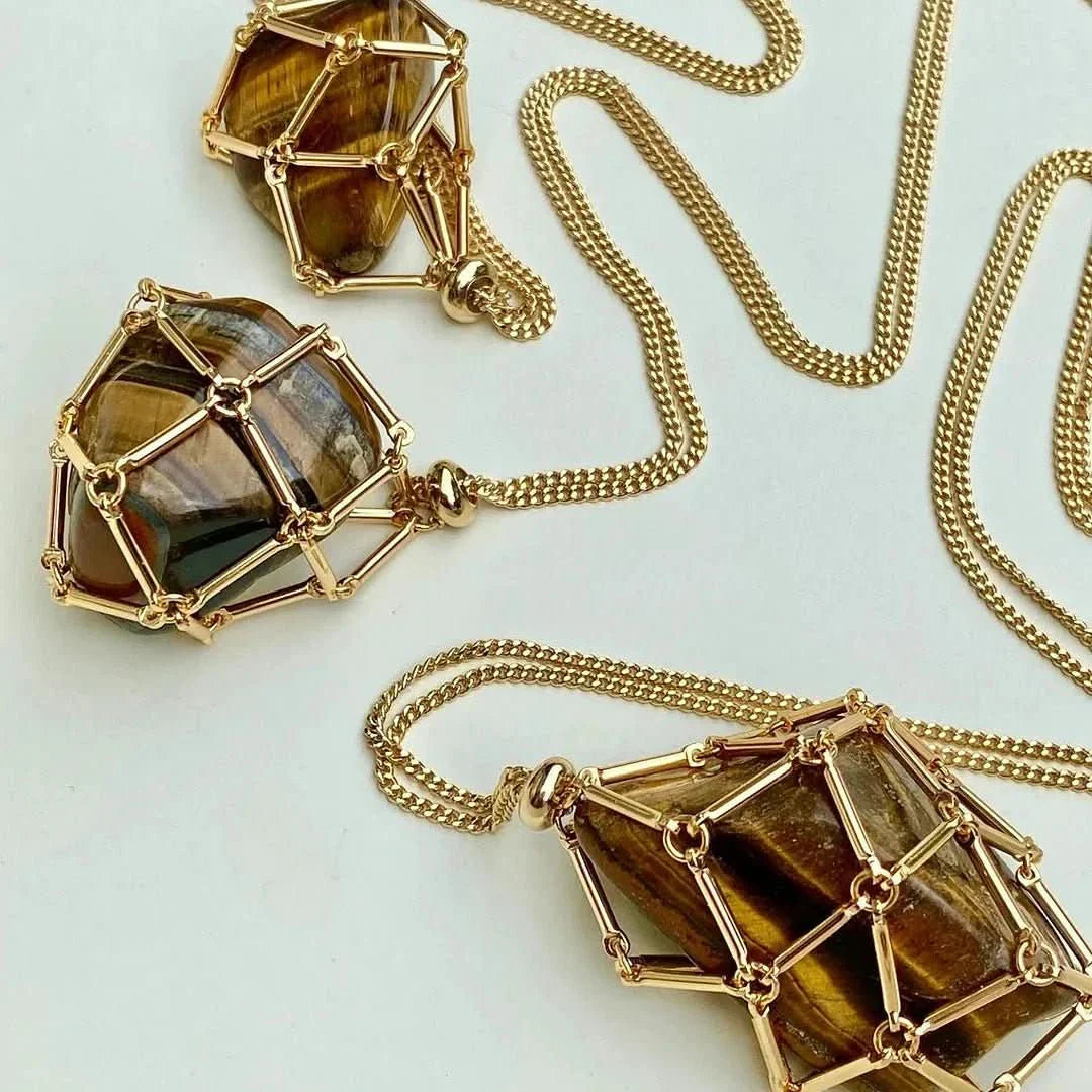 Crystal Necklace | Stone Holder