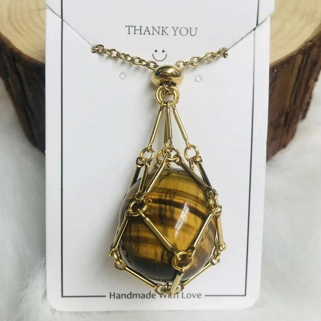 Crystal Necklace | Stone Holder