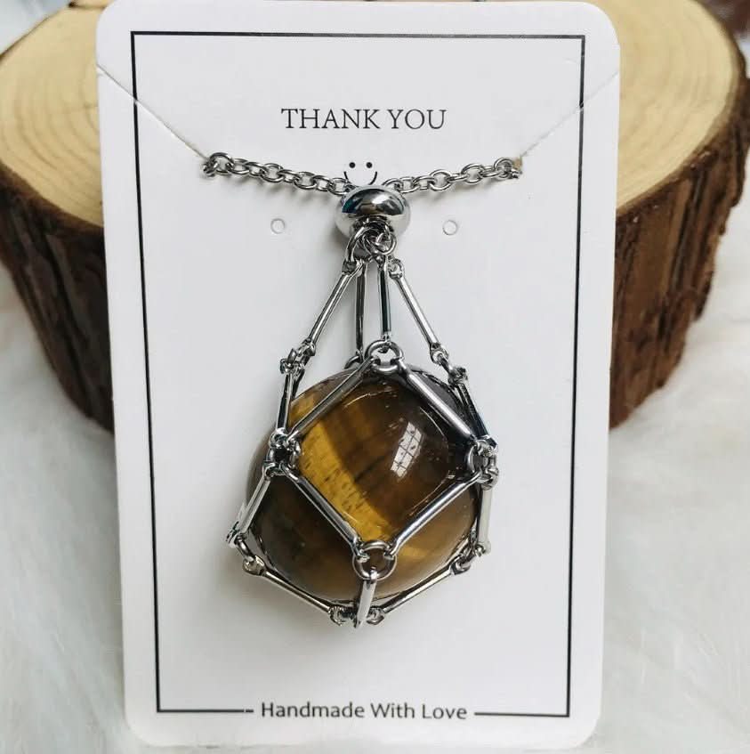 Crystal Necklace | Stone Holder