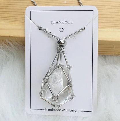 Crystal Necklace | Stone Holder