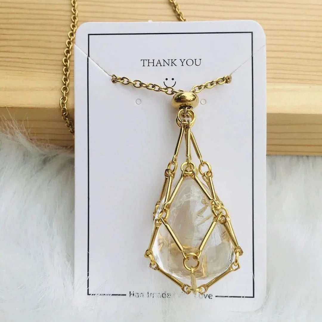 Crystal Necklace | Stone Holder
