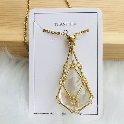 Crystal Necklace | Stone Holder