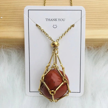 Crystal Necklace | Stone Holder