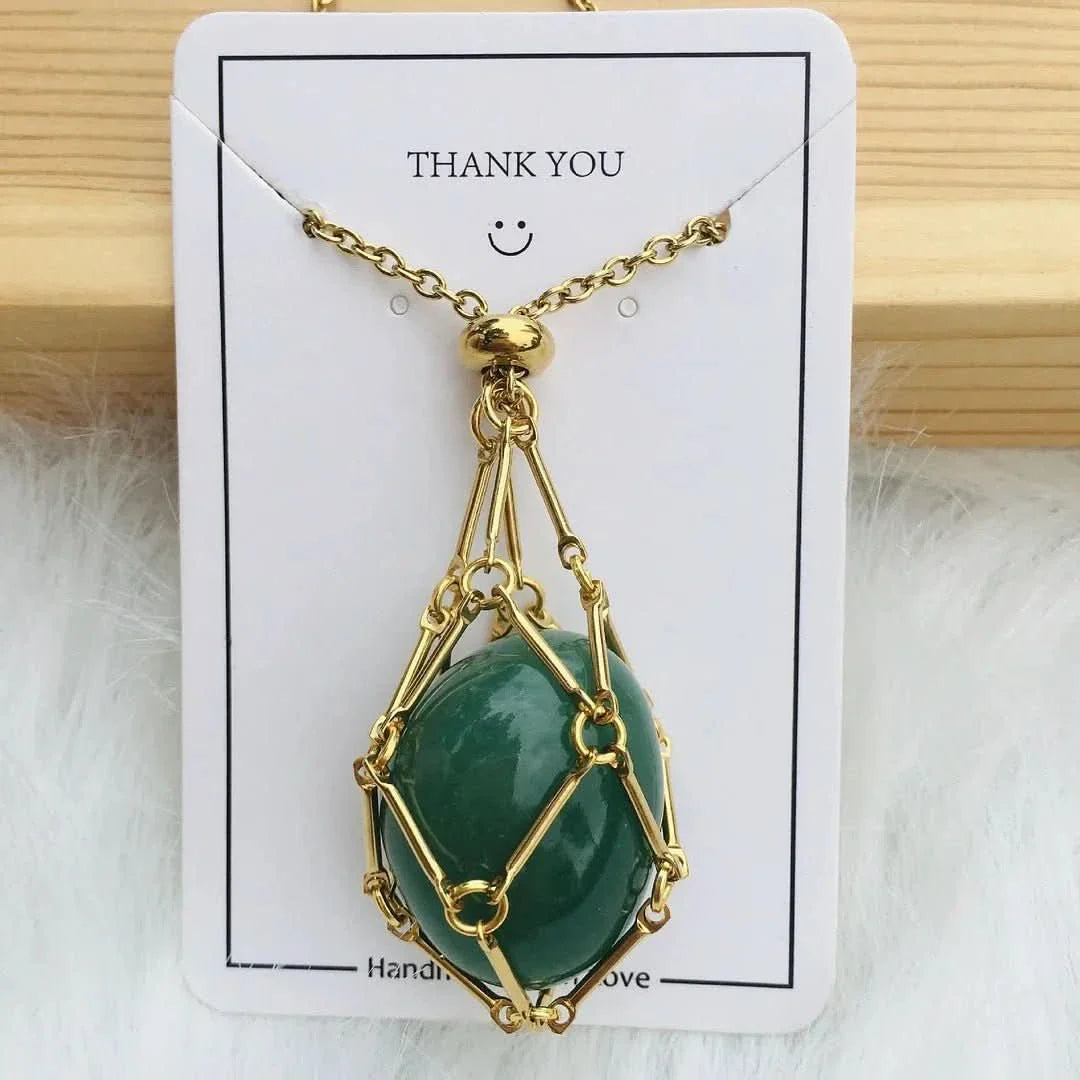 Crystal Necklace | Stone Holder