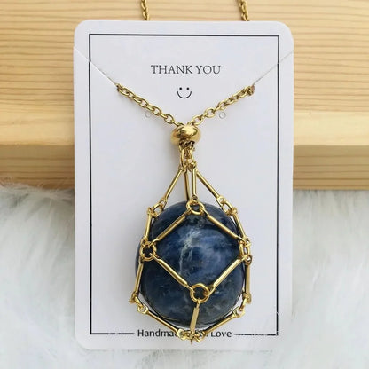 Crystal Necklace | Stone Holder
