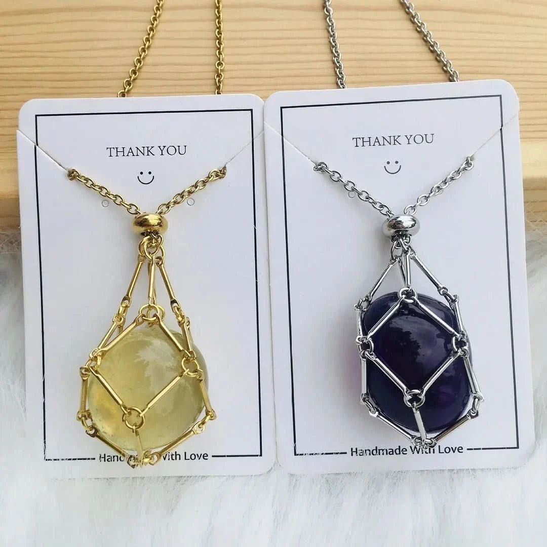 Crystal Necklace | Stone Holder
