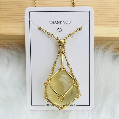 Crystal Necklace | Stone Holder