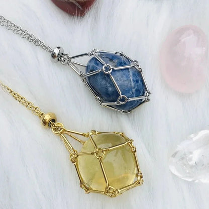 Crystal Necklace | Stone Holder