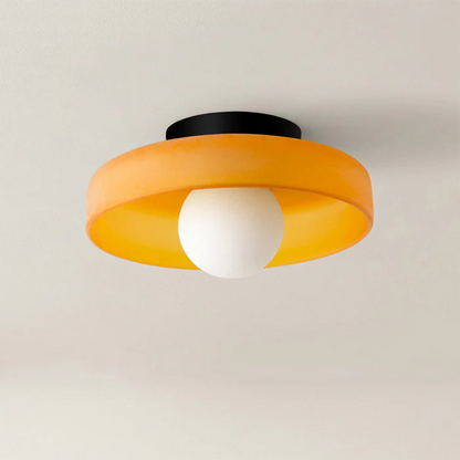 Plafón redondo moderno de cristal – Diseño elegante y atemporal