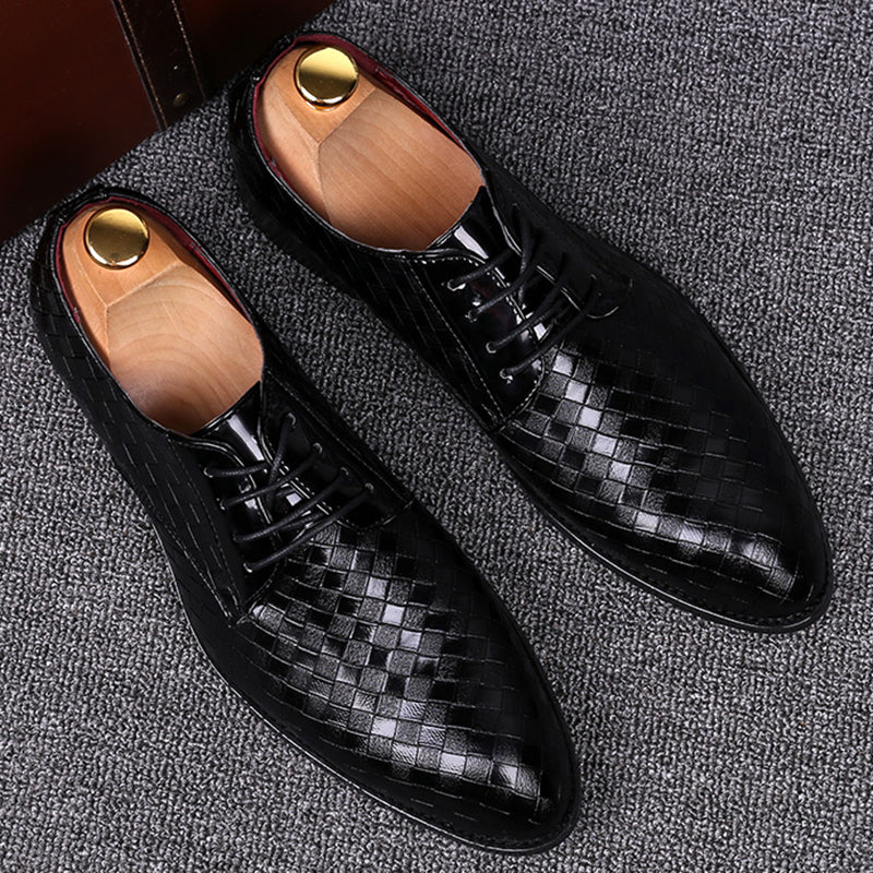 Lars | Formal Leather Smart Lace-Up Shoes